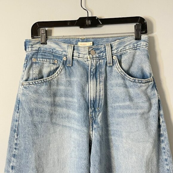 Levi's Light Blue Women's Cinch Baggy Jeans - Picture 4 of 10